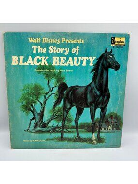 Walt Disney Presents The Story Of Black Beauty LP Vinyl 1966 33 RPM Disneyland